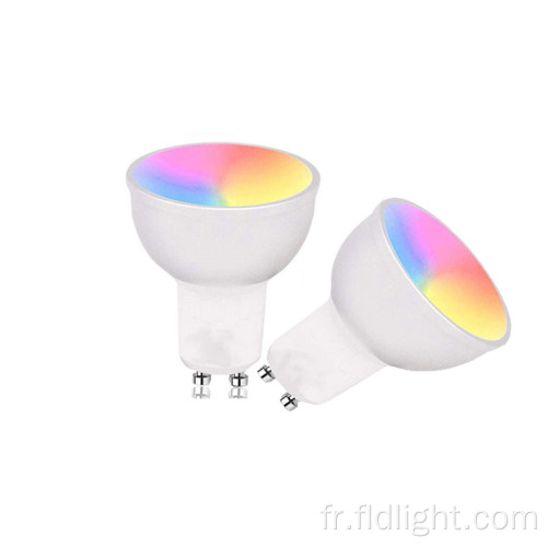 Télécommande à changement de couleur RGB à ampoule LED intelligente